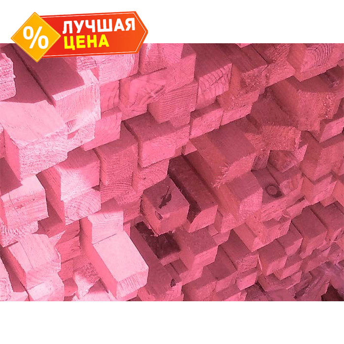 Брус обрезной антисептированный естественной влажности 100х150х6000 сорт 2